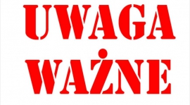 Zmiana w terminarzu!