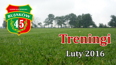 Plan przygotowań Luty 2016