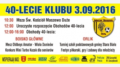 40-lecie Amatora Maszewo - zdjęcia