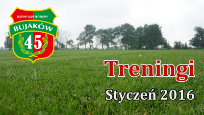 Plan przygotowań Styczeń 2016