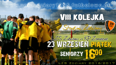 Zapowiedź 8 Kolejki: LZS Zdziary - KP Zarzecze.