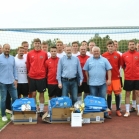 Wręczenie nagród za awans do Klasy A przez Wójta Jerzego Żurka