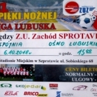 6.10.2018r IV Liga. Z.U. Zachód Sprotavia - Spójnia Ośno Lubuskie.