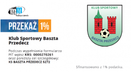Przekaż 1% podatku na Basztę Przedecz
