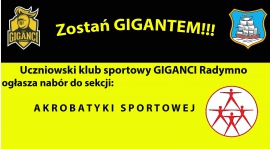 Rusza sekcja AKROBATYKI SPORTOWEJ!