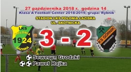SŁABY MECZ -CENNE ZWYCIĘSTWO !