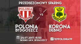 Pierwszy sprawdzian przeciwko Koronie Dębno