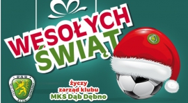 Życzenia od zarządu MKS Dąb Dębno