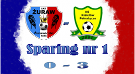 Pierwszy test niezaliczony. Przegrana 0-3 w sparingu.