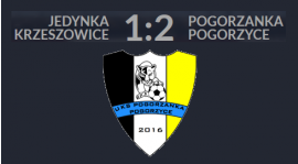 Jedynka Krzeszowice : UKS Pogorzanka Pogorzyce 1:2