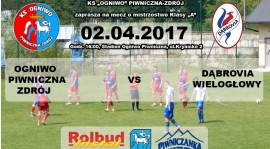 Mecz A klasy Ogniwo Piwniczna-Zdrój - Dąbrovia Wielogłowy