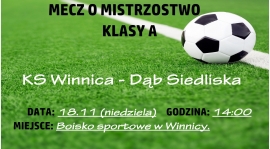 Ostatnia kolejka rundy jesiennej