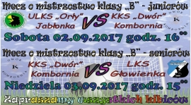 Jabłonka i Głowienka to kolejni rywale naszych drużyn