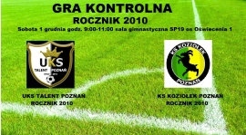 SOBOTA 1 GRUDNIA SPARING ROCZNIK 2010