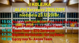 II kolejka- niedziela 23.12.2018