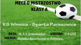 W niedziele gramy ze Spartą