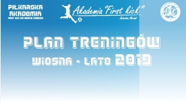Plan treningów - wiosna - lato 2019