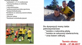 Obóz Kępno 2017 - zapisy