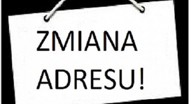Zmiana adresu Klubu!
