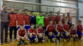 Błękitni Wronki z pucharem Burmistrza