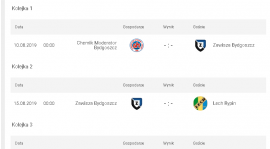 Ramowy terminarz IV ligi w sezonie 2019/2020