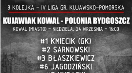 Skład na dzisiejszy mecz w Kowalu