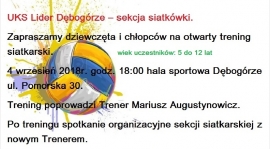 Otwarty trening siatkarski