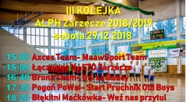 III Kolejka- sobota 29.12.2018