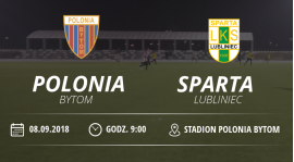 Polonia Byton vs Juniorzy LKS "Sparta" Lubliniec