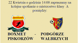 Zapraszamy na mecz!!!