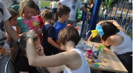 FOTO: Piłkarski Dzień Dziecka na meczu z Cuiavią