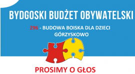 Prosimy o głos w Bydgoskim Budżecie Obywatelskim!