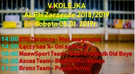 V Kolejka ALPH- sobota 05.01.2019