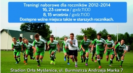 Orliki Myślenice zapraszają na treningi naborowe!
