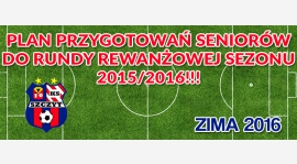 PLAN PRZYGOTOWAŃ DO RUNDY REWANŻOWEJ SEZONU 2015/2016!!!