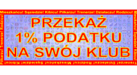 Przekaż 1% podatku na swój Klub
