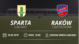 Juniorzy LKS "Sparta" Lubliniec vs Raków Częstochowa