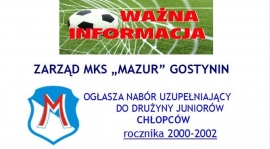 Nabór do drużyny juniorów