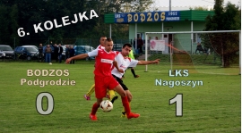 6.kolejka: BODZOS 0:1 LKS Nagoszyn