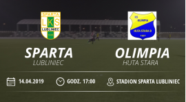LKS "Sparta" Lubliniec vs KS Olimpia Huta Stara