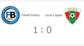 C klasa gr. I: Fitball Szklary - Orzeł II Bębło 1:0