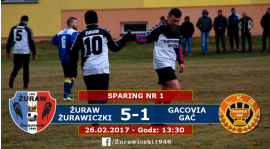 Wysoka wygrana w sparingu.