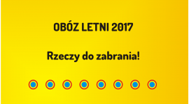 Obóz - komunikat