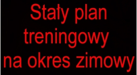 Stały plan treningowy na okres zimowy na hali