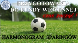 PLAN PRZYGOTOWAŃ DO RUNDY WIOSENNEJ 2017/2018