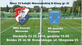 Kadra na mecz z Jeziorką Prażmów