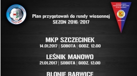 Harmonogram przygotowań do rundy wiosennej