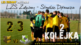 2 Kolejka: LZS Zdziary - Strzelec Dąbrowica 2:3.