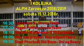 Kolejka Inaugurująca Rozgrywki VII Edycji Amatorskiej Ligi Piłki Halowej w Zarzeczu.