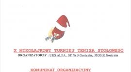 Przełożony termin X Turnieju Mikołajkowego